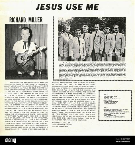 little richard miller jesus use me|Jesus Use Me .